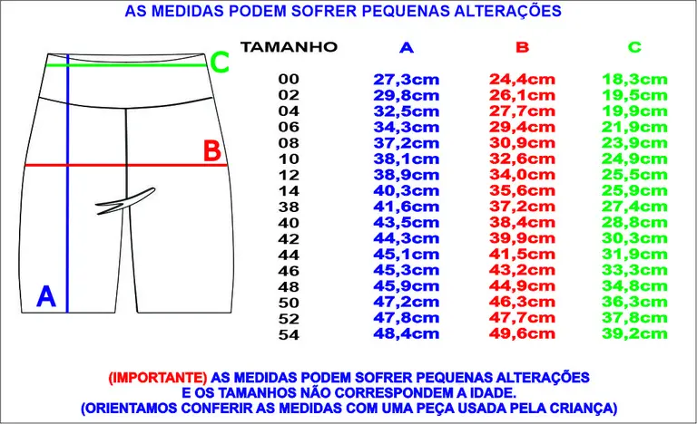 Bermuda Supléx C/ Filete Ensino Infantil e Fundamental 1 | Criativo