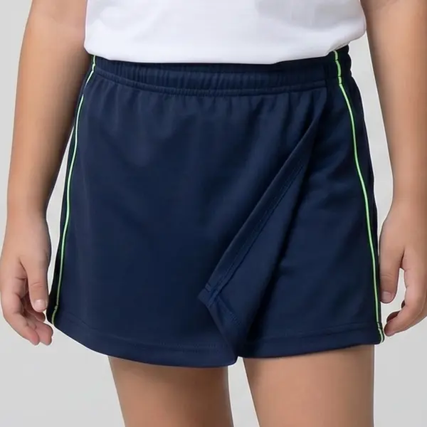 Short Saia Malha Abrigo C/ Filete Ensino Infantil e Fundamental 1 | Criativo