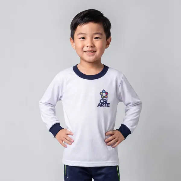 Camiseta Manga Longa Poliviscose | Criarte
